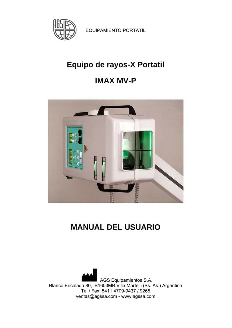 Imax MV-P Operator Manual