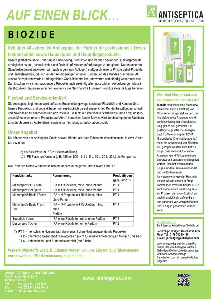 Manorapid r.f.u. Brochure