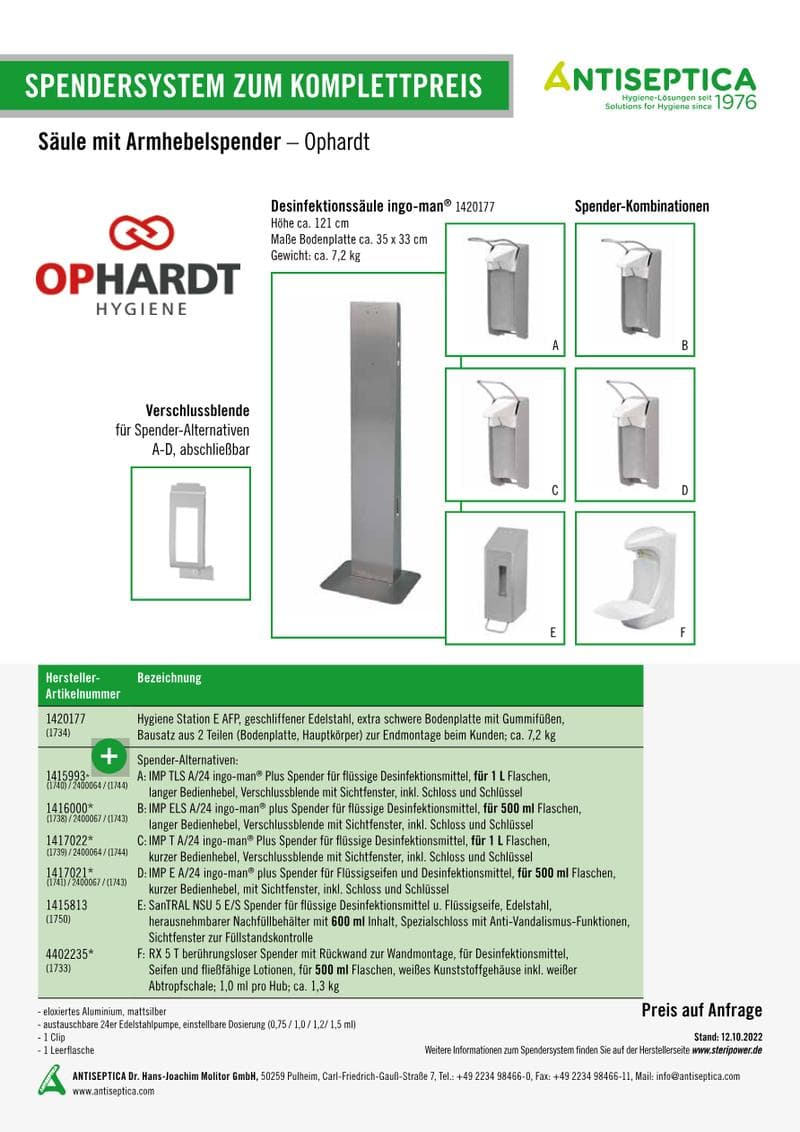 Hygiene Dispenser Systems Catalog