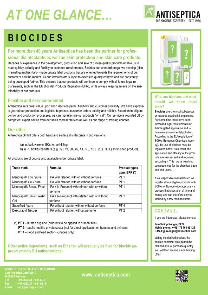 Manorapid r.f.u. Brochure