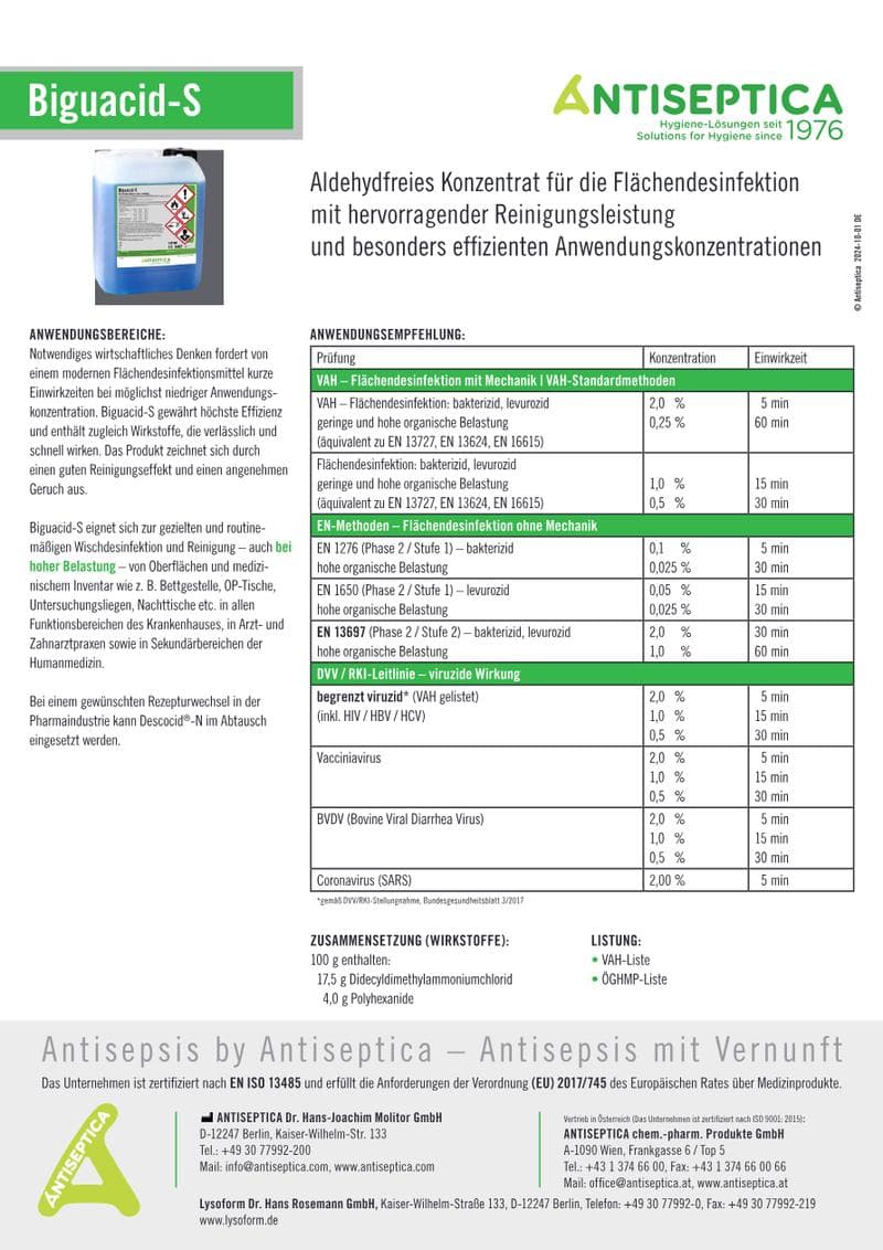 A°-Wipes Spec Sheet