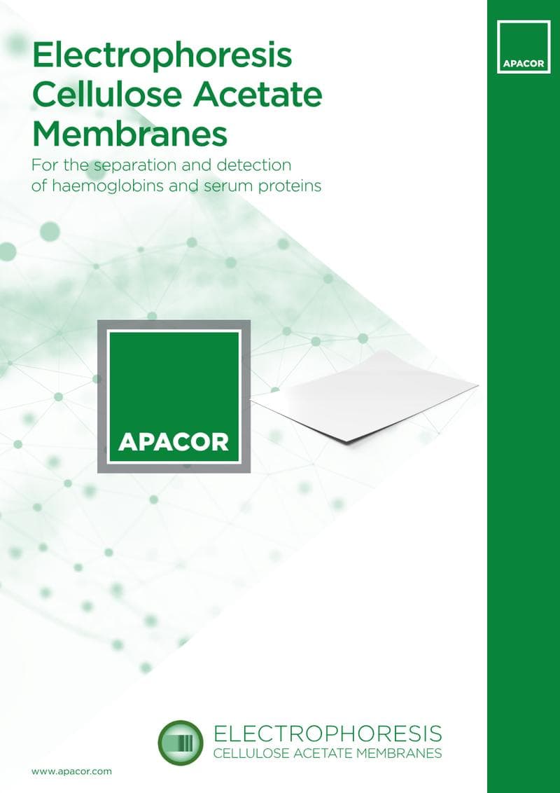 Cellulose Acetate Membranes Spec Sheet