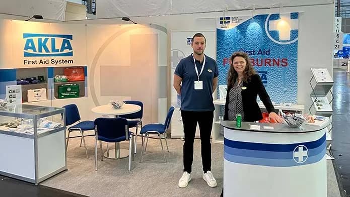 AKLA First Aid System exhibition stand