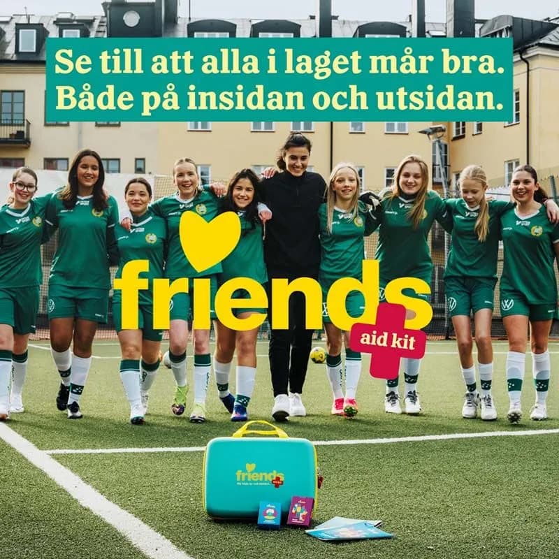 Friends Aid Kit: AKLA's collaboration with Stiftelsen Friends