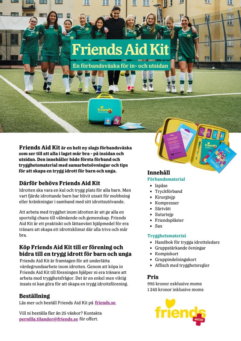 Friends Aid Kit: brochure (association)