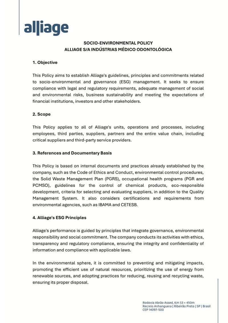 Socio-Environmental Policy
