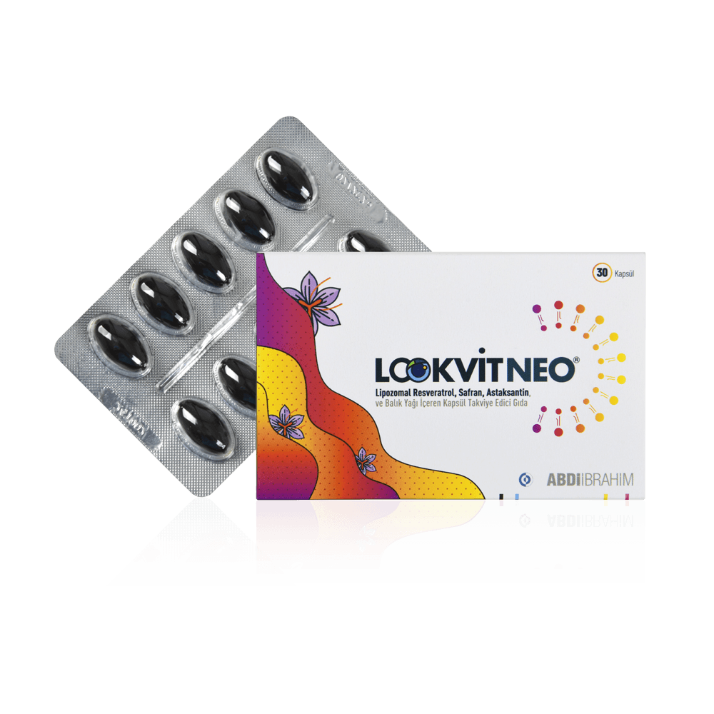 Lookvit Neo Lipozomal Resveratrol, Safran, Astaksantin Ve Balık Yağı İçeren