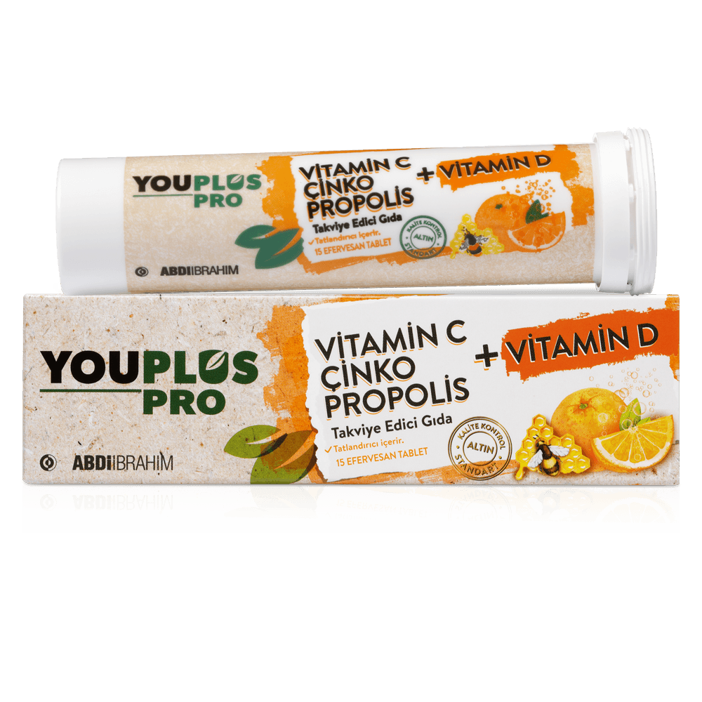 Youplus Pro Vitamin C, D, Çinko & Propolis