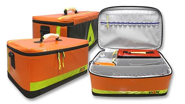 PAX emergency bag with modular interior organisation