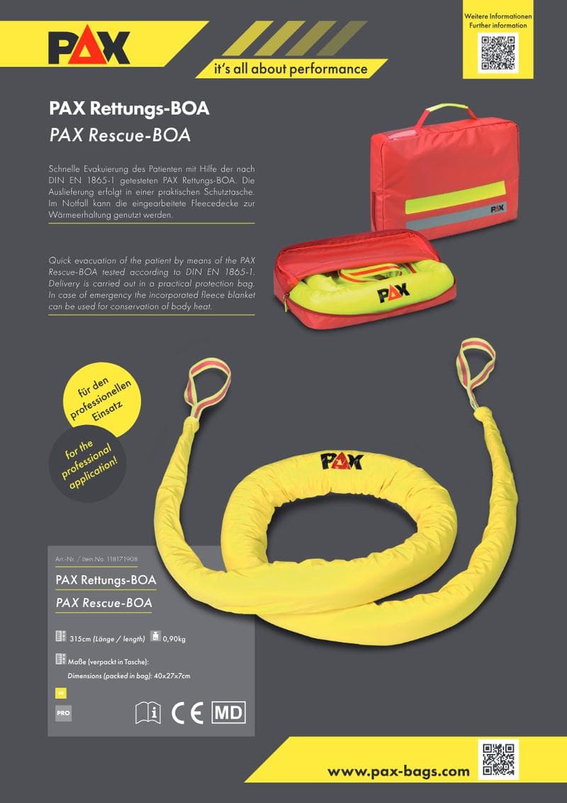 PAX Rettungs-BOA Flyer