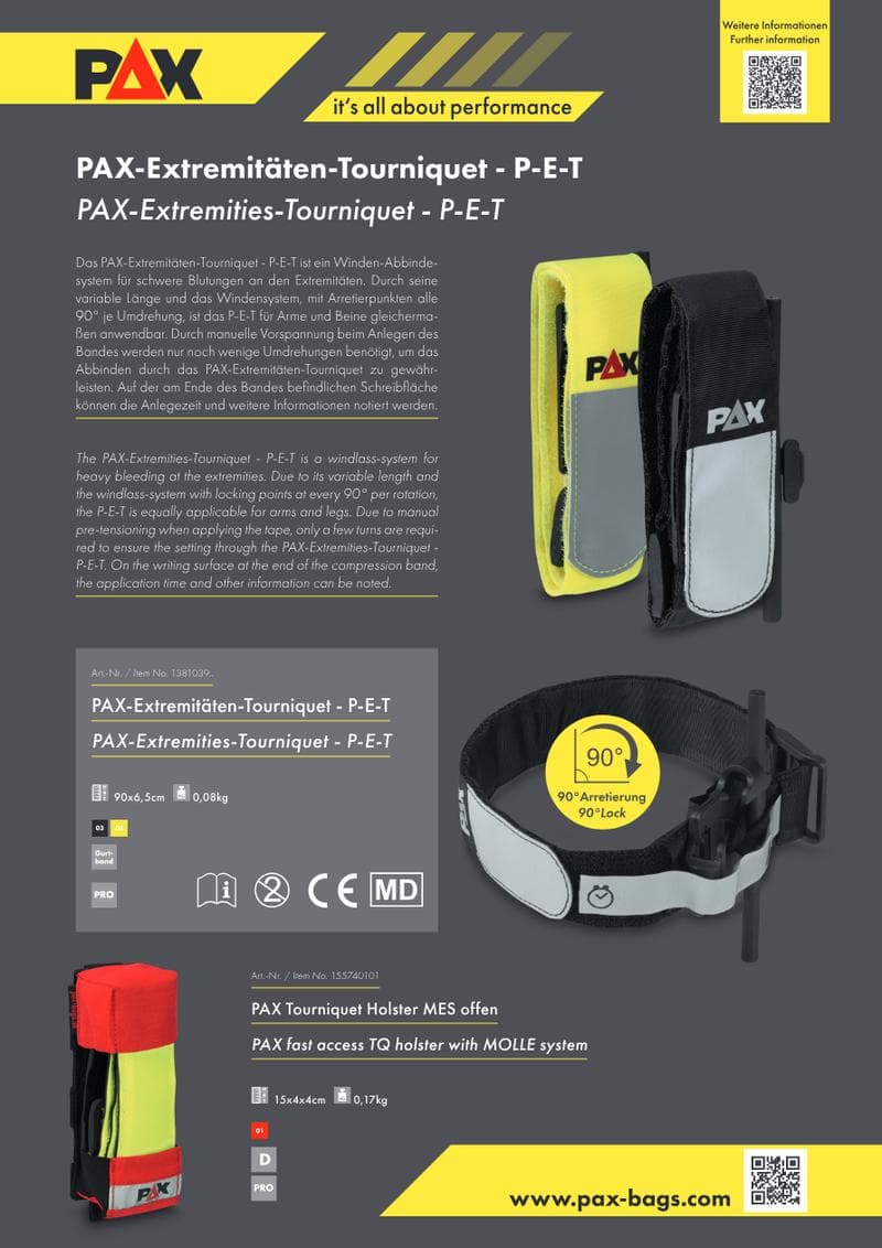 PAX Tourniquet Holster Flyer