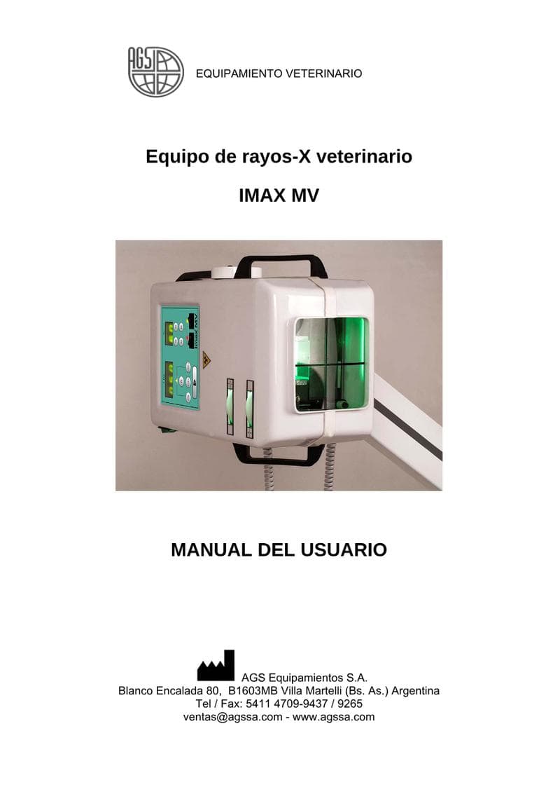 Imax MV Operator Manual
