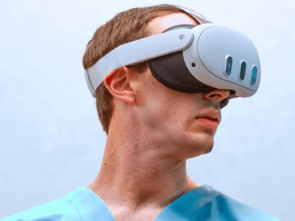 HSCAPESim Health Escape Room VR headset