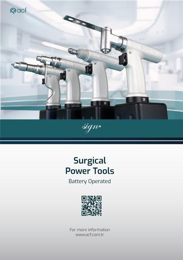 ACF Battery Power Tool System Catalog: Sign Series (English)