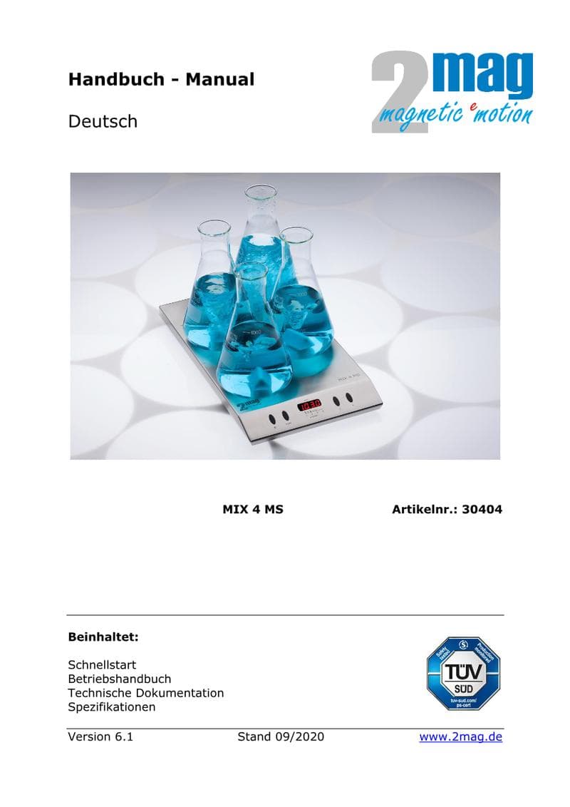 Bedienungsanleitung 2mag MIX 4 MS V6.1 (DE)