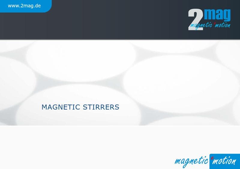 2mag Magnetic Stirrers: Catalog (EN)