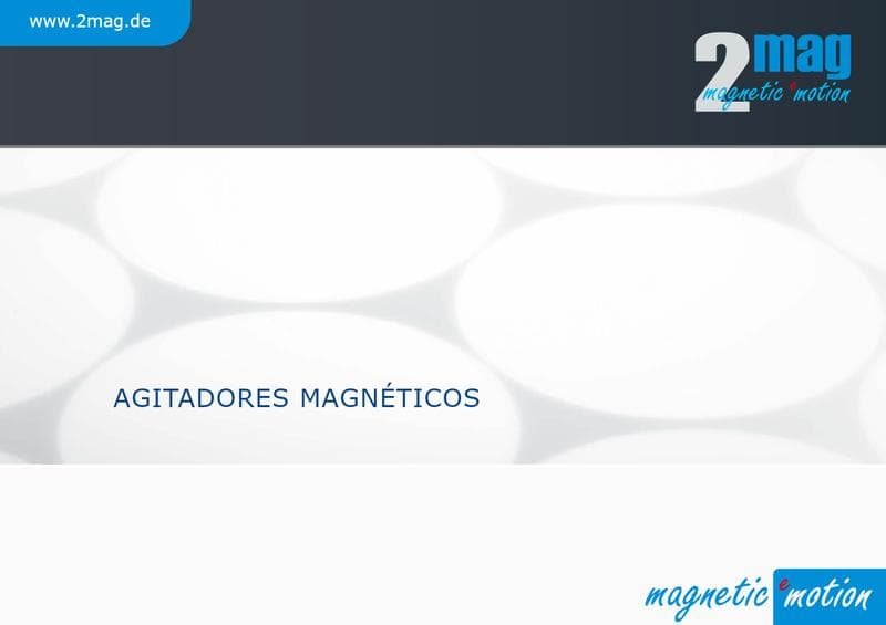 2mag Agitadores Magnéticos: Catálogo (ES)