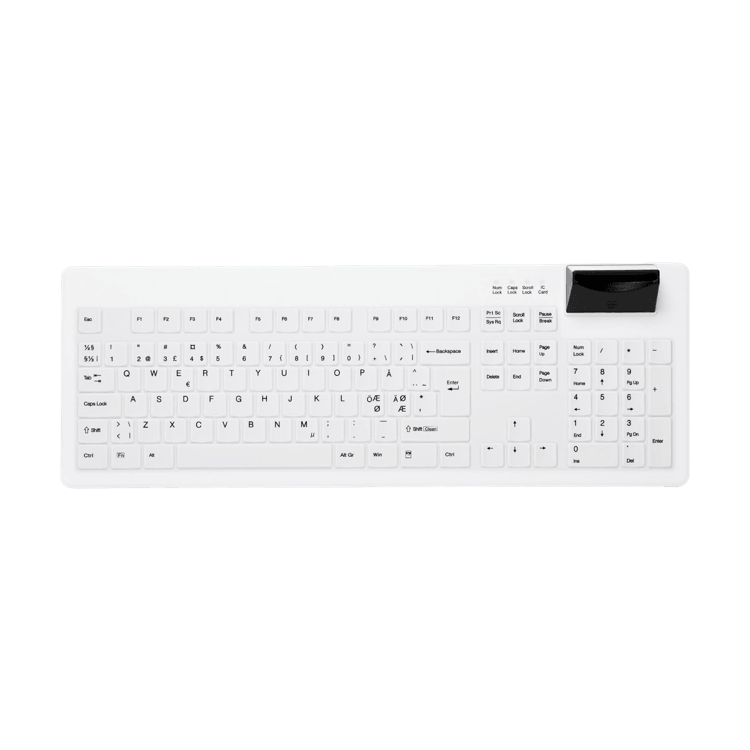 AK-C8200F Hygiene Keyboard with Smartcard Reader