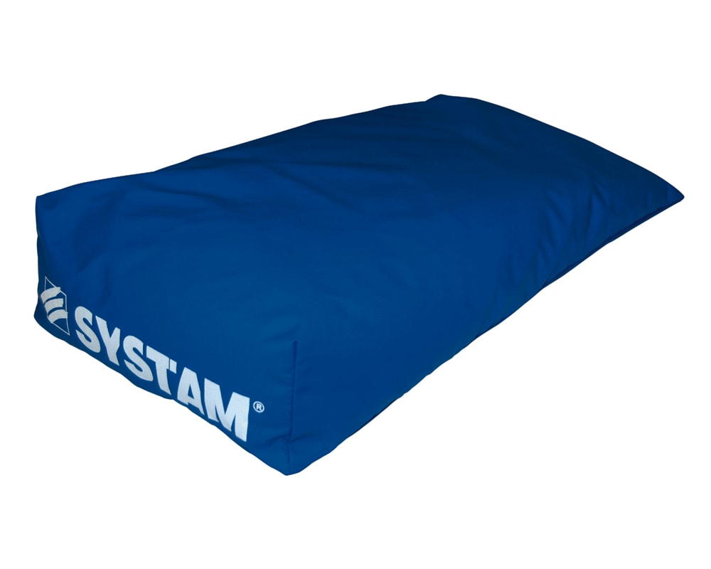 Positioning wedge with front/back slope polyester fiber