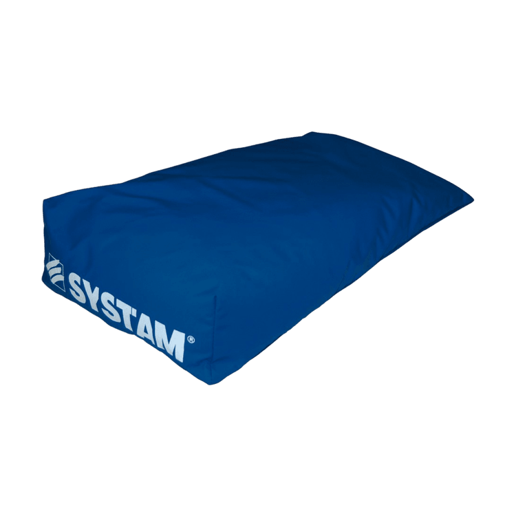 Positioning wedge with front/back slope polyester fiber