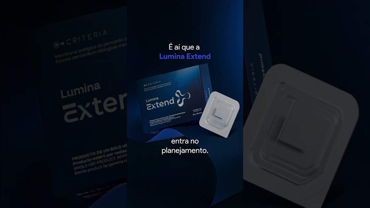 Shows the same Lumina Extend product by Criteria in a slightly different layout/composition from a video frame, confirming the brand and product.