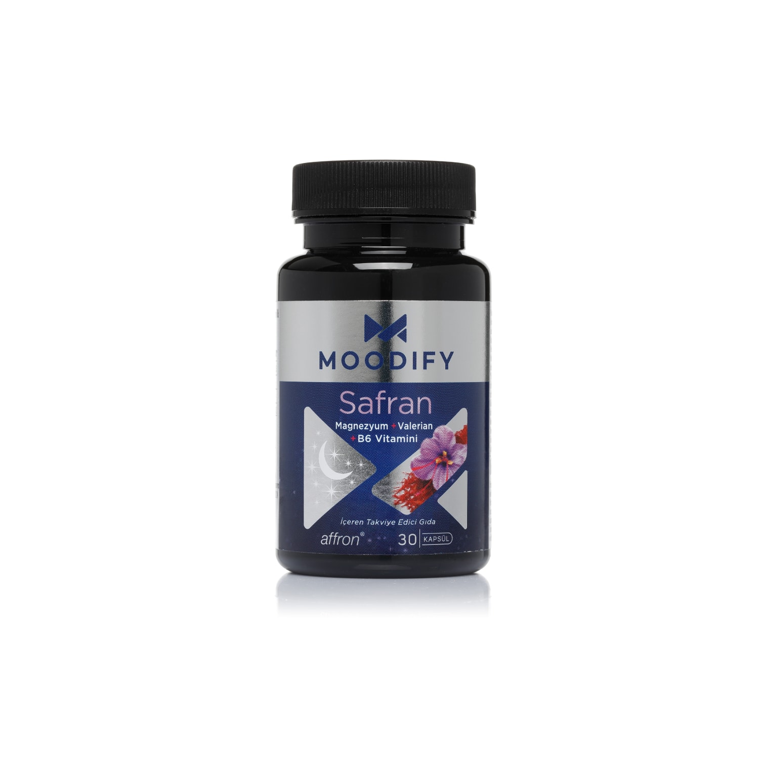 Moodify Safran, Magnezyum, Valerian, Vitamin B6